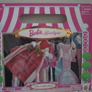 Barbie Boutique - Chic Collection Magnetic Paper Dolls Playset "NEW"